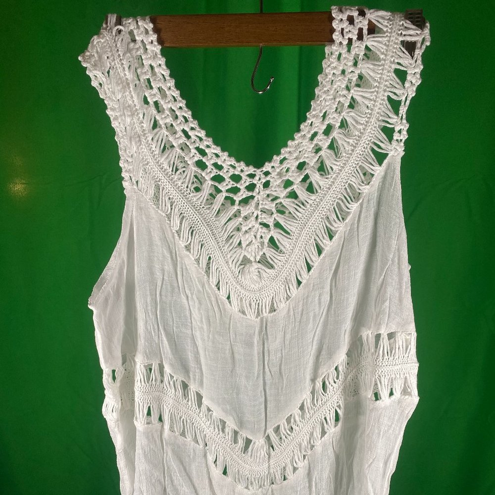 Cupshe white beach cover - NEW